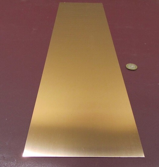 510 Bronze Shim .040″ (+/-0.002″) x 6.0″ Wide x 50″ Length, 1 Pc
