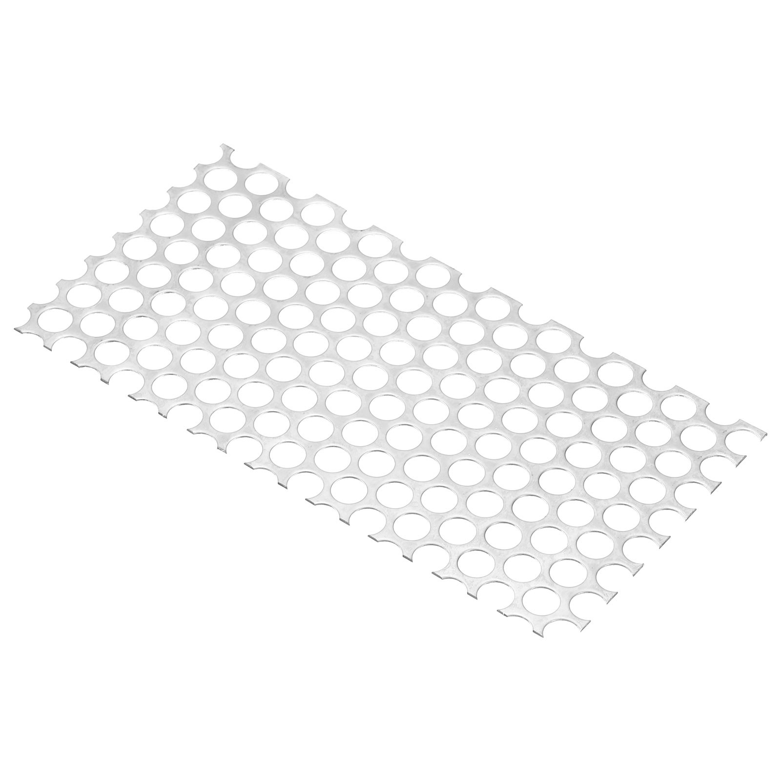 7.9″ L x 3.9″ W Perforated Metal Sheets, 18Ga 0.39″ Hole 304 Stainless Steel