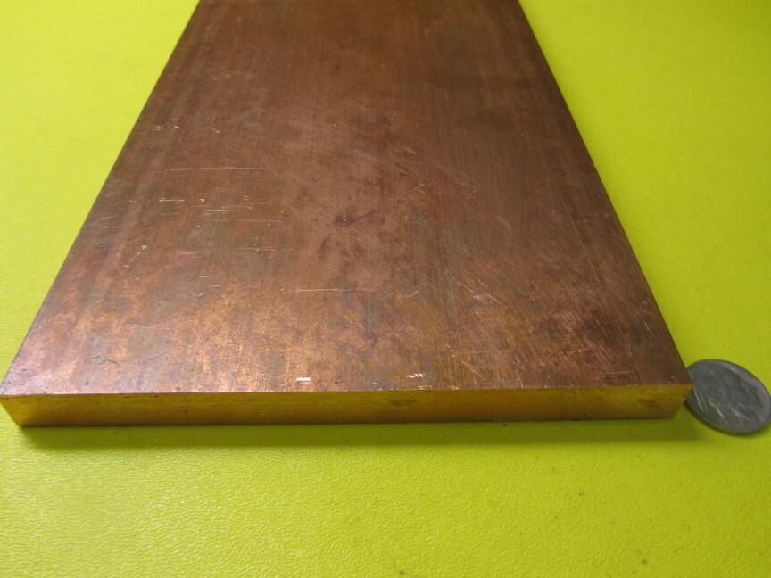 110 Copper Bar H02, 1/2″ Thick x 6.00″ Wide x 2 Ft Length