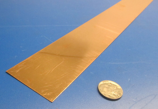 110 Copper Foil Soft Temper .007″ Thick x 2.0″ Wide x 50 Foot Length