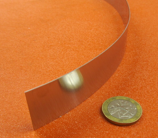 301 Stainless Steel Sheet Shim, .020″ (+/-.0010″) x 1.0″ Width x 10 Foot Length
