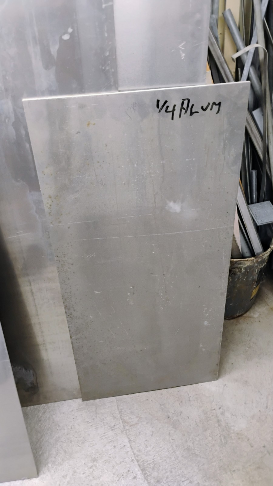 ALUMINUM SHEET METAL 1/4 and 1/8 in. .090 .063 .064 $65.00 to 75.00 each piece
