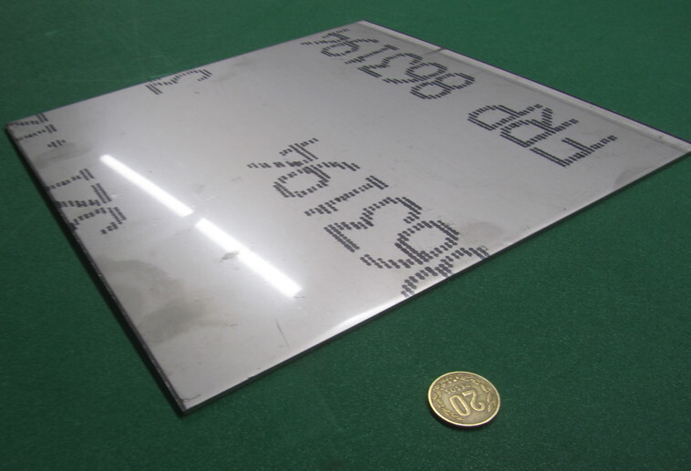 321 Weldable Stainless Steel Sheet, .125″ Thick x 12″ Wide x 12″ Length