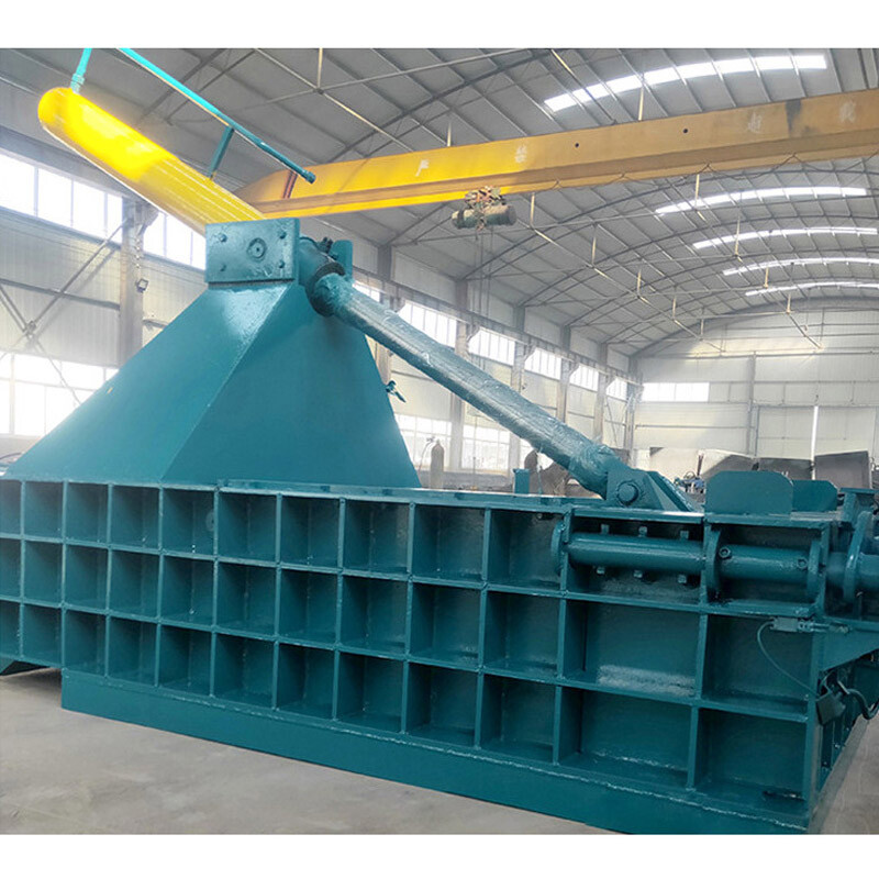 Automatic Press Metal Aluminum Waste Pressure Baler Machine Baling Compactor