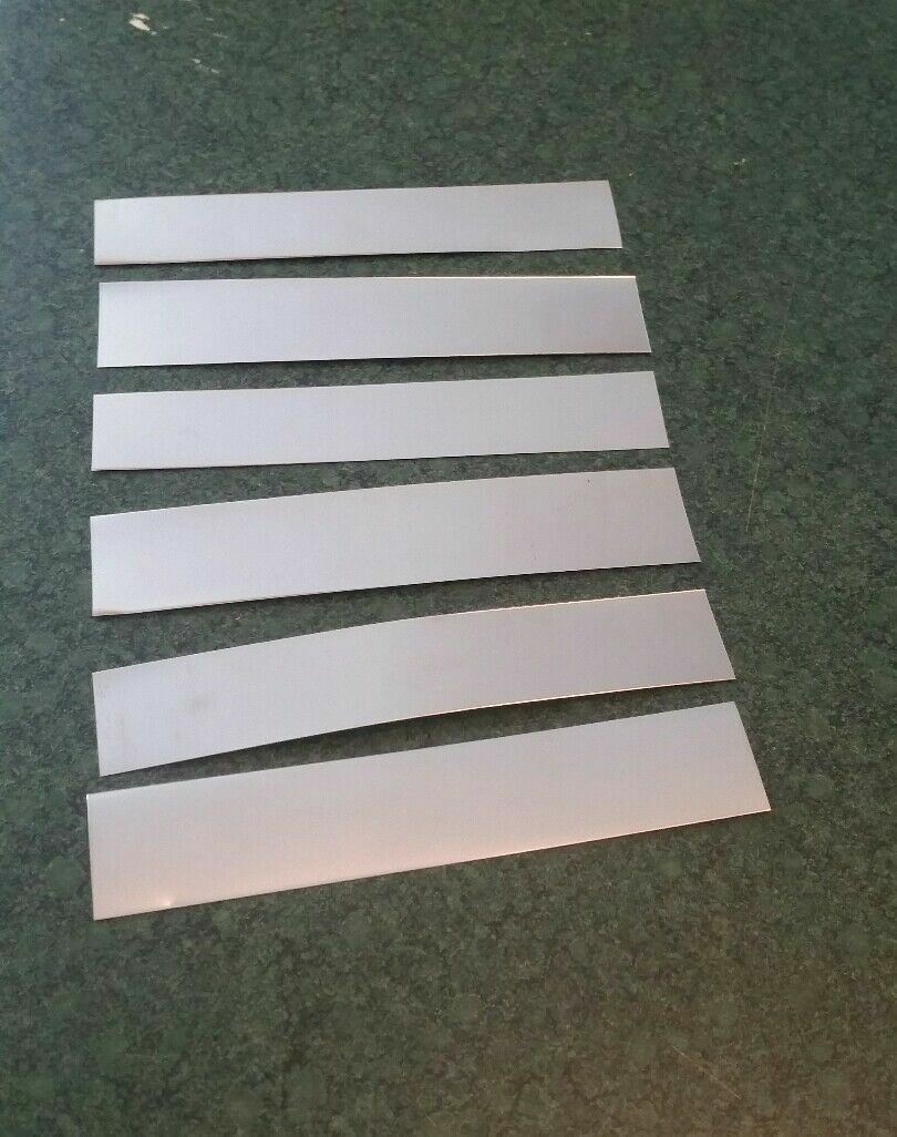 .006 Stainless steel Shim Stock .006 x 4.5″ x 3/4″+- wide 006 0.006
