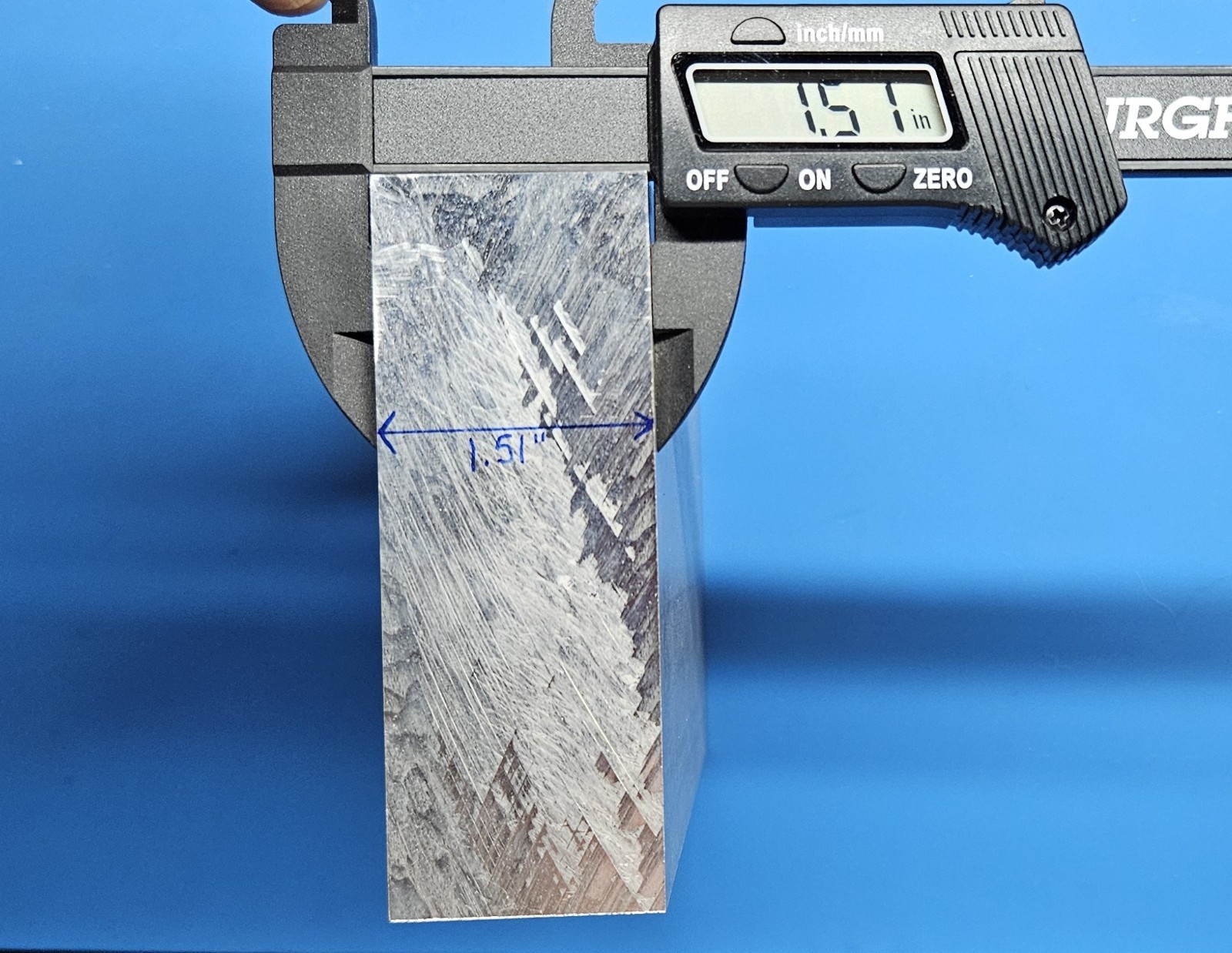 6061-T6511 Aluminum Billet/Block 6.10″ x 4.10″ x 1.51″ Aircraft Grade USA