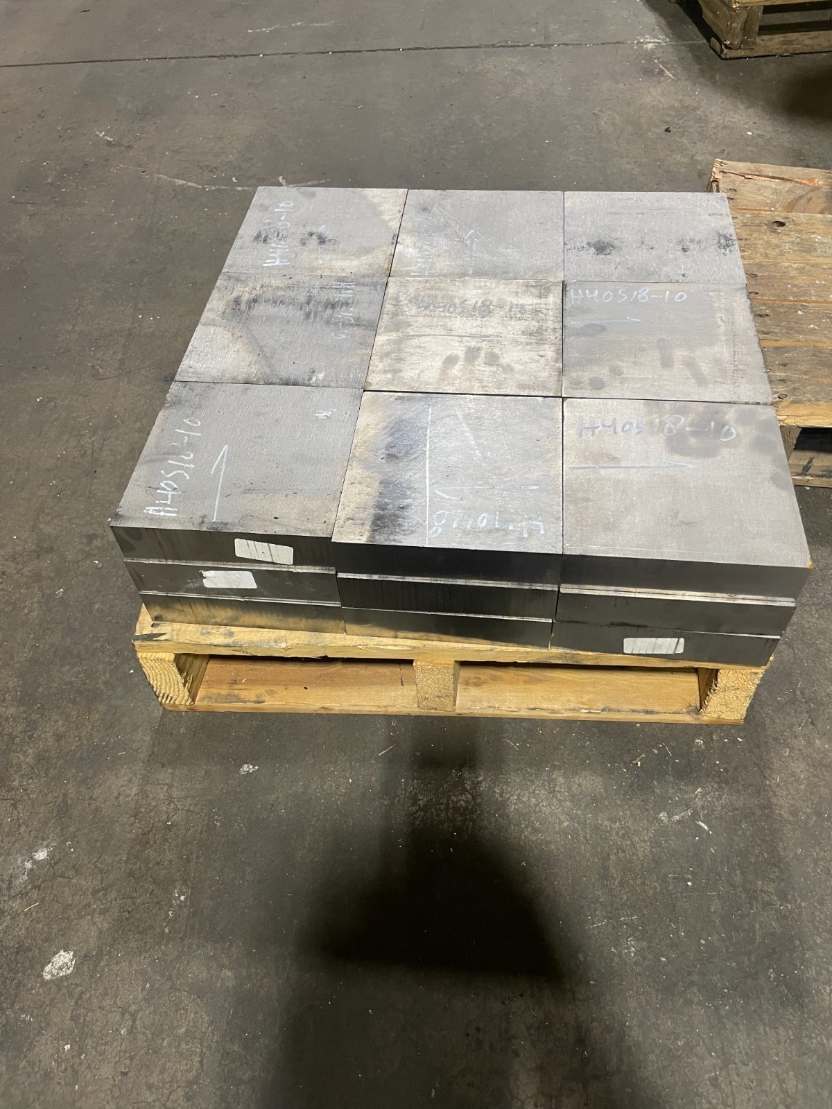 6AL-4V AMS 4911 Titanium block 7.5 x 7.5 x 1.75