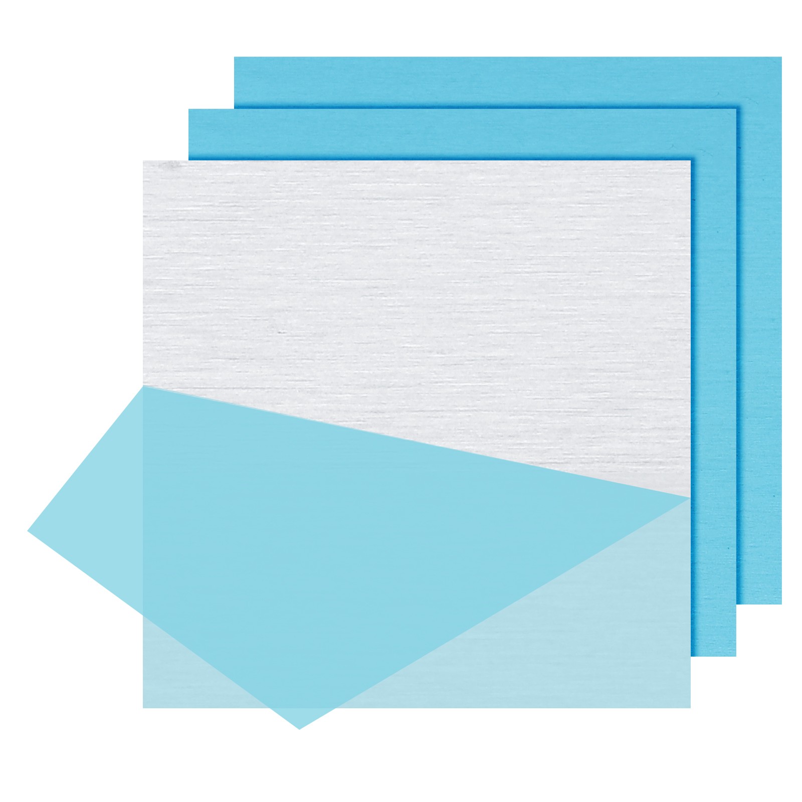 6061 T651 Aluminum Sheet Metal 12 x 12 x 1/16(0.0625″) Inch 3Pcs Flat 1.5MM