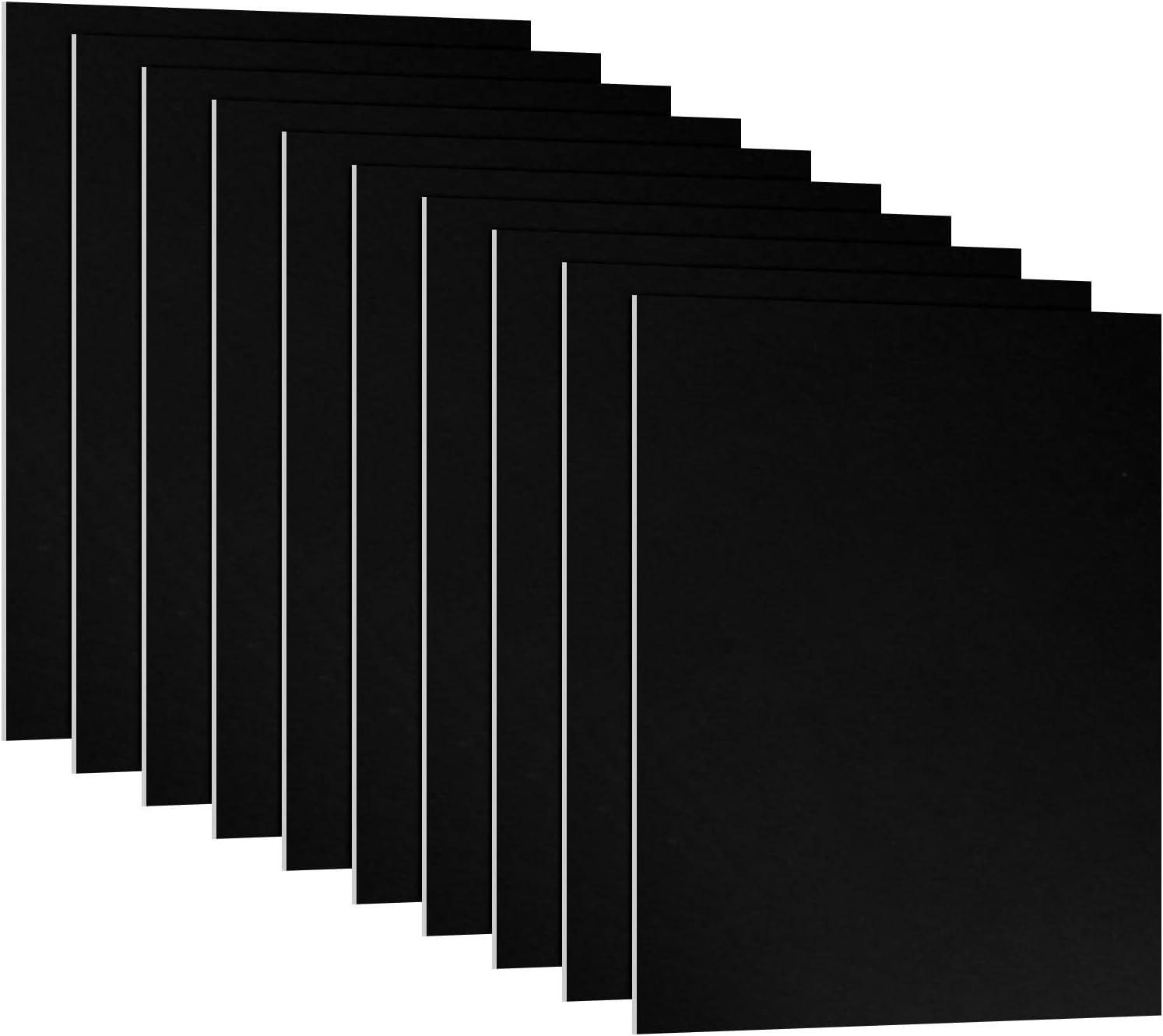 7x5x1/32inch Anodized Aluminum Sheet, 10Pcs Metal Rectangle Aluminum Plate 0.8mm