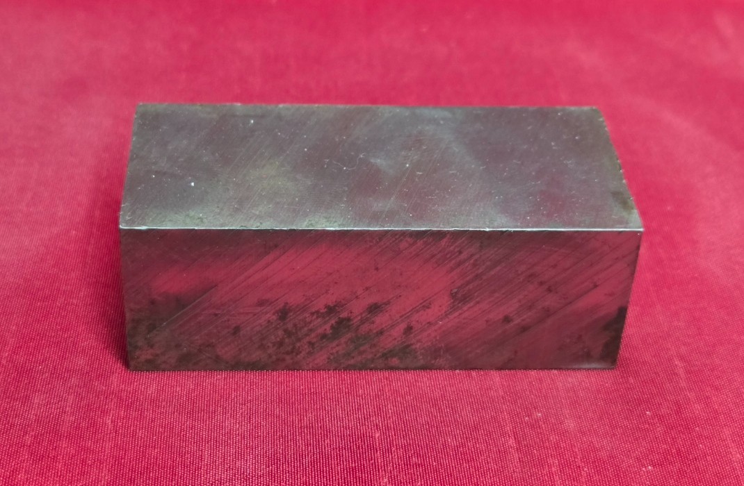 D2 Tool Steel Block Billet 2.860″ L x 1.305″ W x 1.45″ Thick, 1 Lb 1.2 Oz.