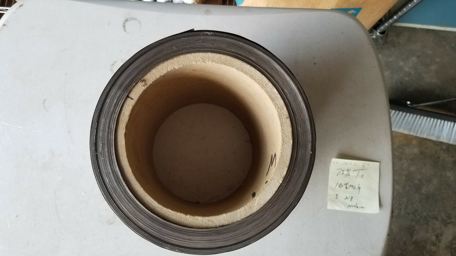 Titanium Ti 80.14 Moly Mo 11.82 Niobium Nb 2.52 Fe 3.00 Foil Sheet 8″ x .003