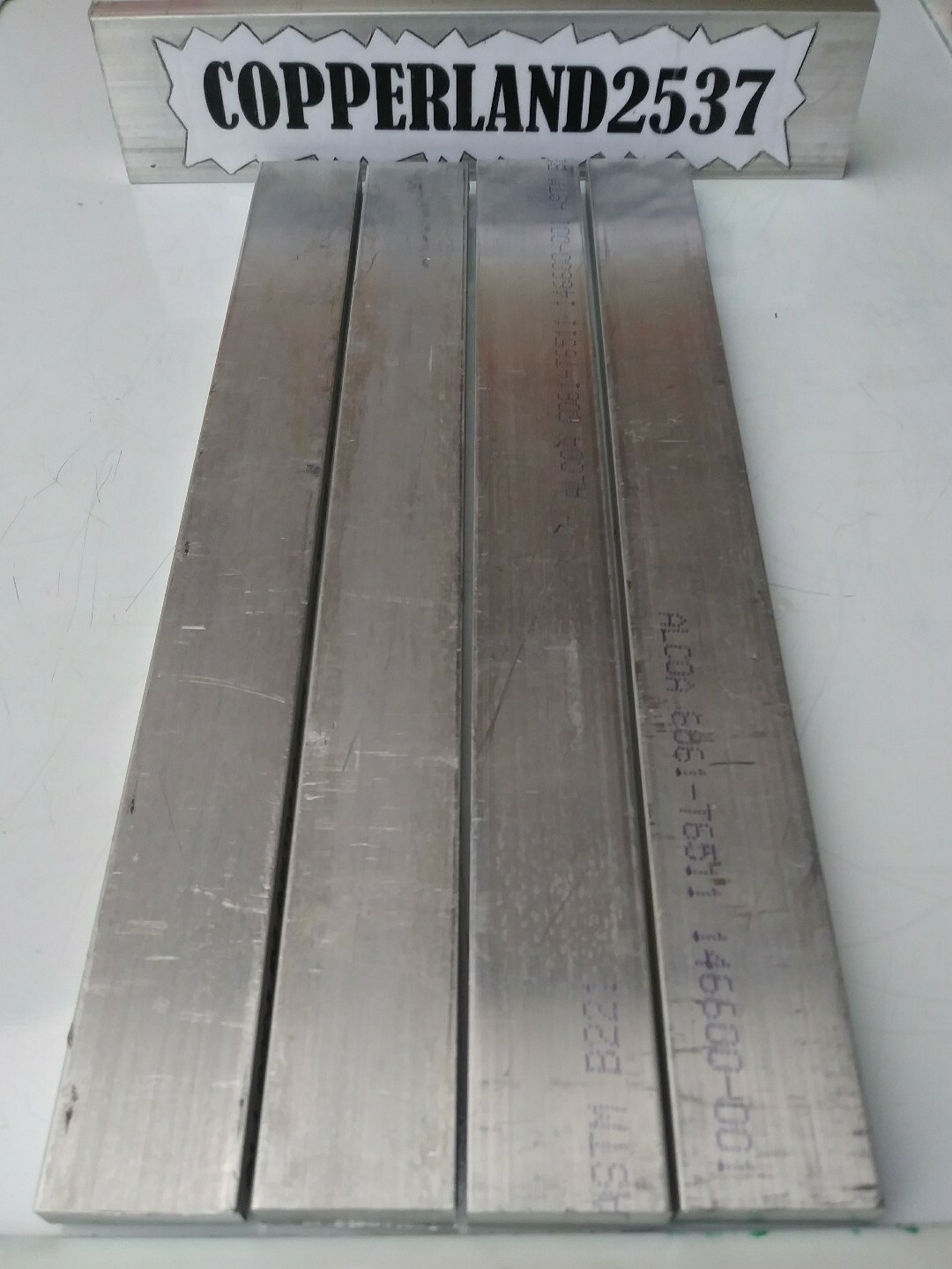 4 pc 1/4″ X 1/2″ X 12″ long new 6061 aluminum plate flat stock bar block