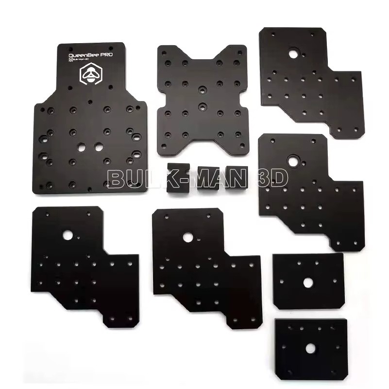 13PCS QueenBee PRO CNC Plate Set Aluminum Plates for Wood CNC Engraver Machine