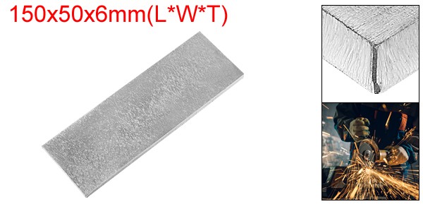 316 Stainless Steel Flat Bar 1/4″ Thickness 1-31/32″ Width 6″ Length Metal Bar