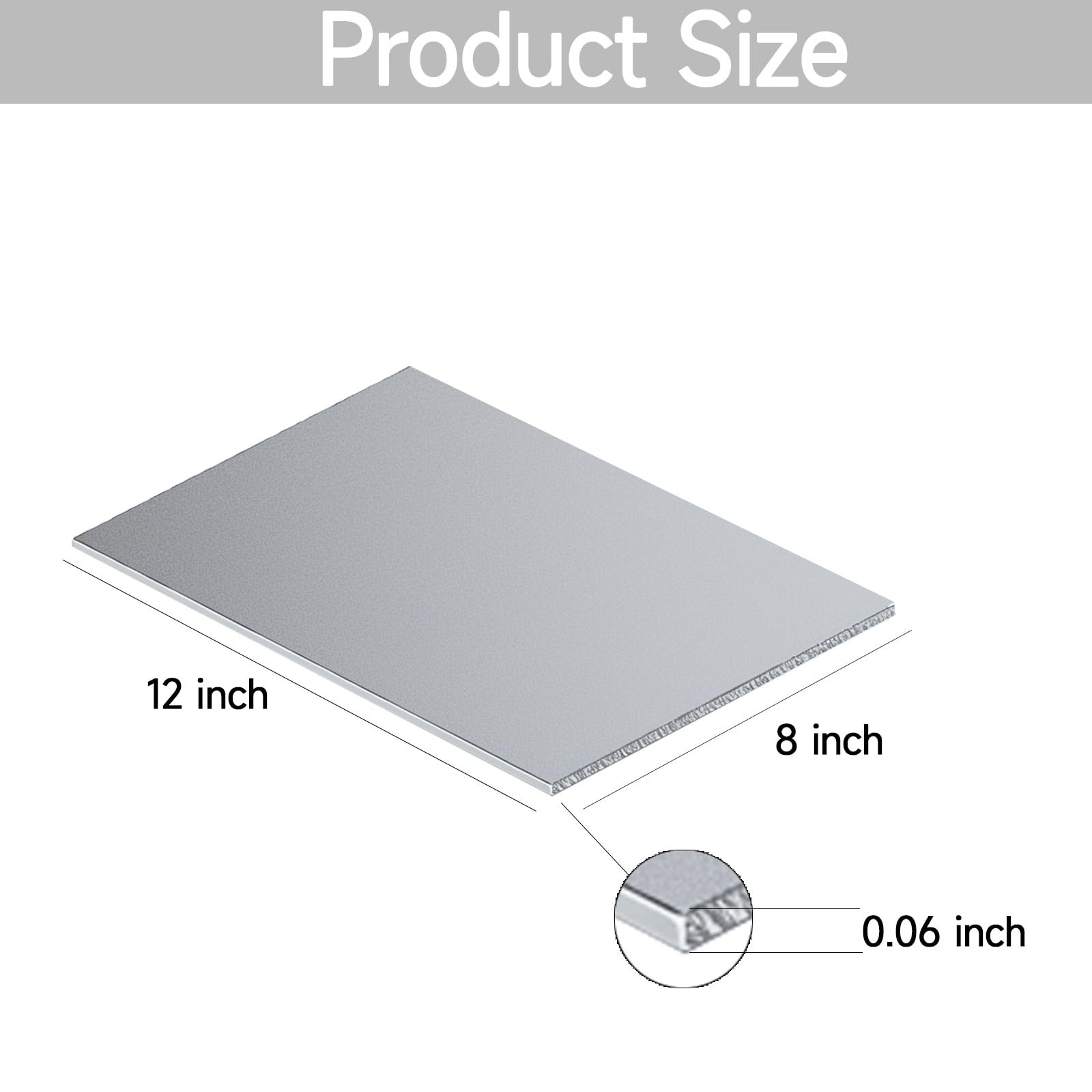 304 Stainless Steel Sheet – 12″ X 8″ X 1/16″ Thin Stainless Steel Plate 1/16 …