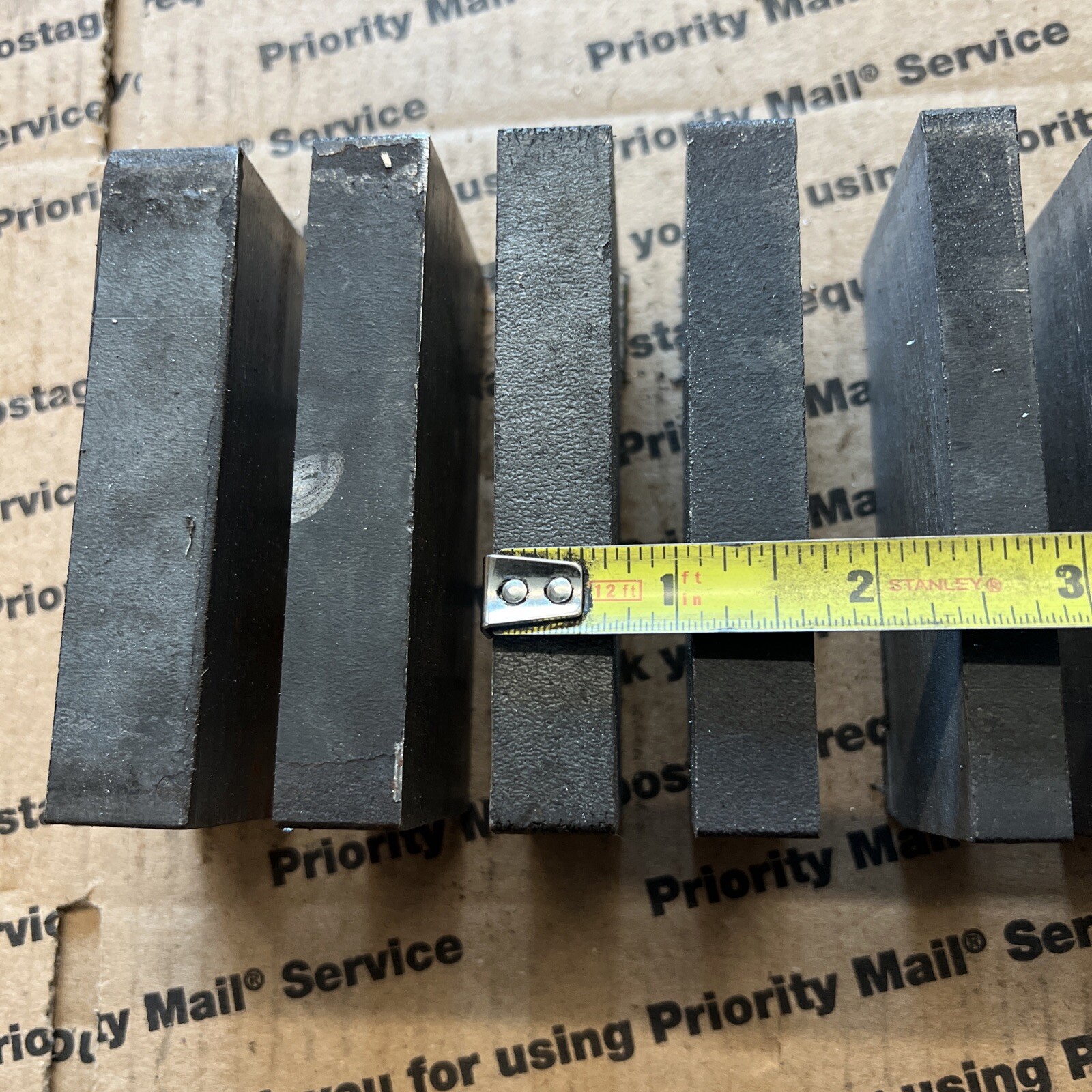 2 X 4 THICK Flat Steel Bars Blacksmithing Billets Spacers Shims Blocks #4