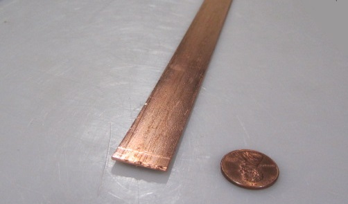 110 Copper Bar H02, 1/16″ Thick x 3/4″ Wide x 12 Inch Length