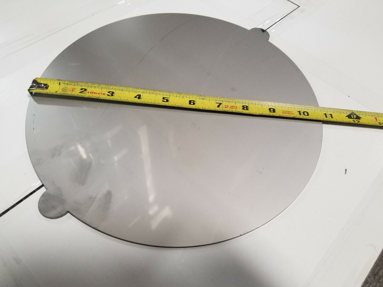 Lot of 15 – 10.75″ diameter x.110″ (12 Ga) 304 SST Blanks