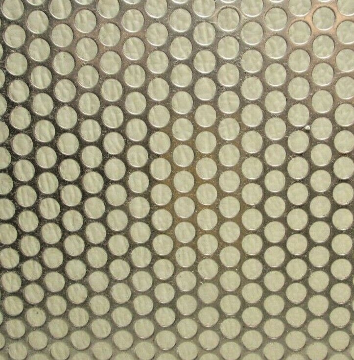 1/4″ HOLES 20 GAUGE 304 STAINLESS STEEL PERFORATED SHEET–14″ X 22″