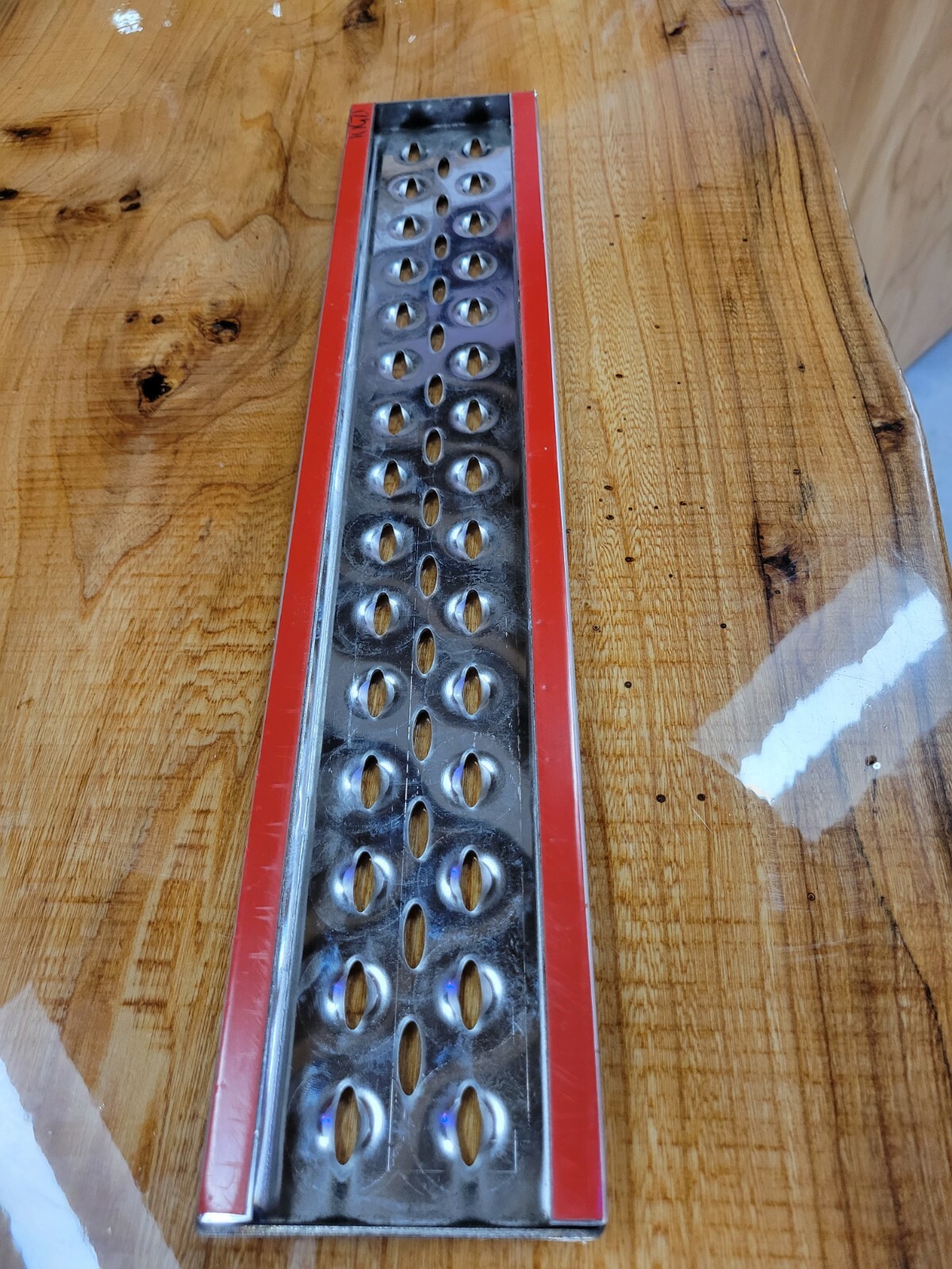 stainless steel roadworks step plate tread 20″ x 4″ universal no slip 12501 new
