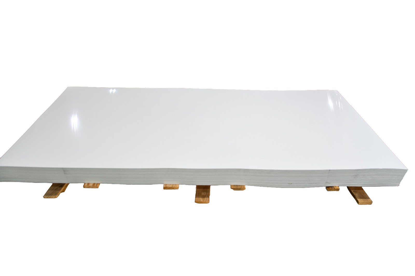 4 Sheets 0.040″x48″x94″ Aluminum Trailer Skin Panel Gloss White Exterior