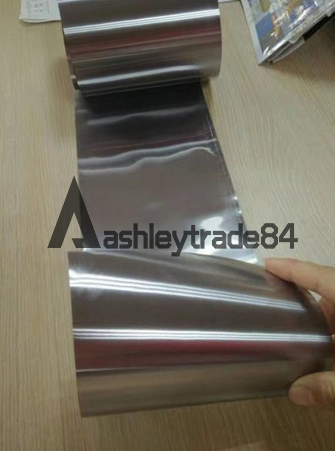1PCS Ti Gr2 Grade 2 ASTM B265 Thin Plate Sheet Foil 0.1x100x300 mm NEW