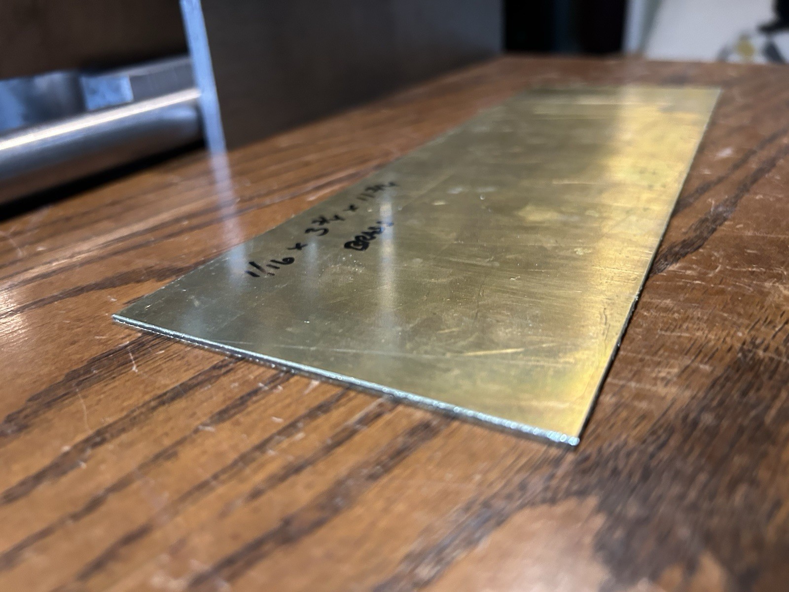 1/16″ x 3-3/4″ x 11-3/4″ Brass Flat bar sheet Stock