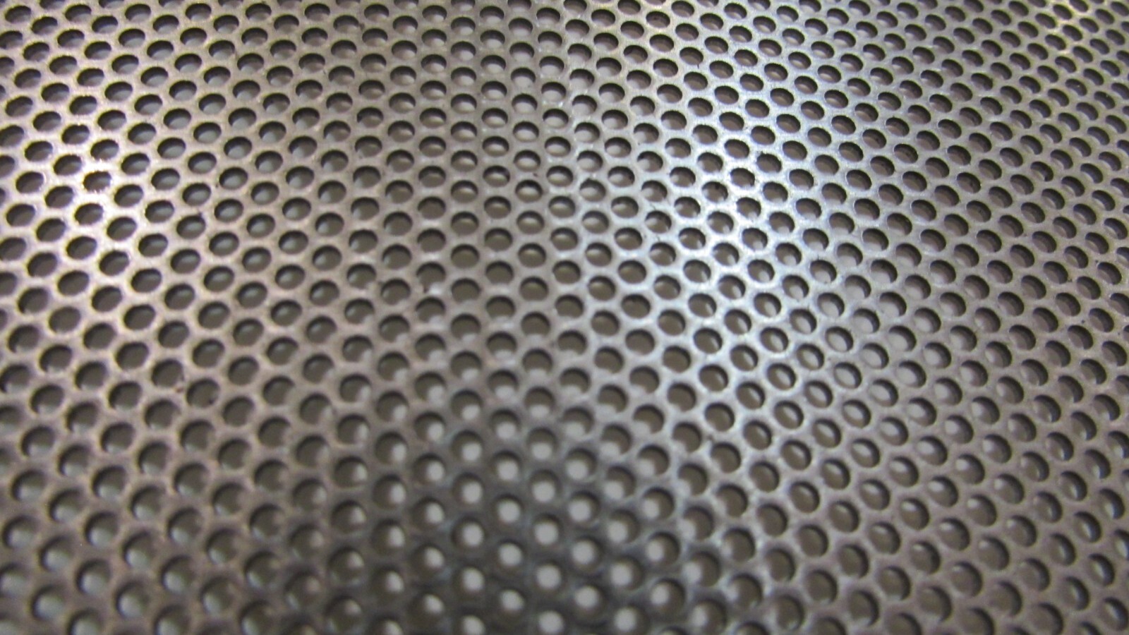 1/16″ HOLES –20 GAUGE 304 STAINLESS PERFORATED SHEET–11-3/4″ x 12″==