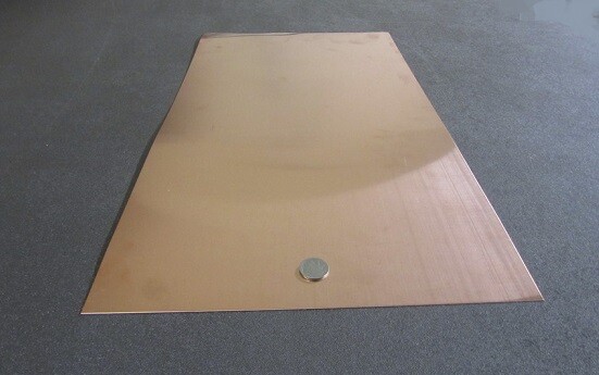 110 Copper Sheet Soft Annealed .062″ Thick x 12.0″ Wide x 24.0″ Length
