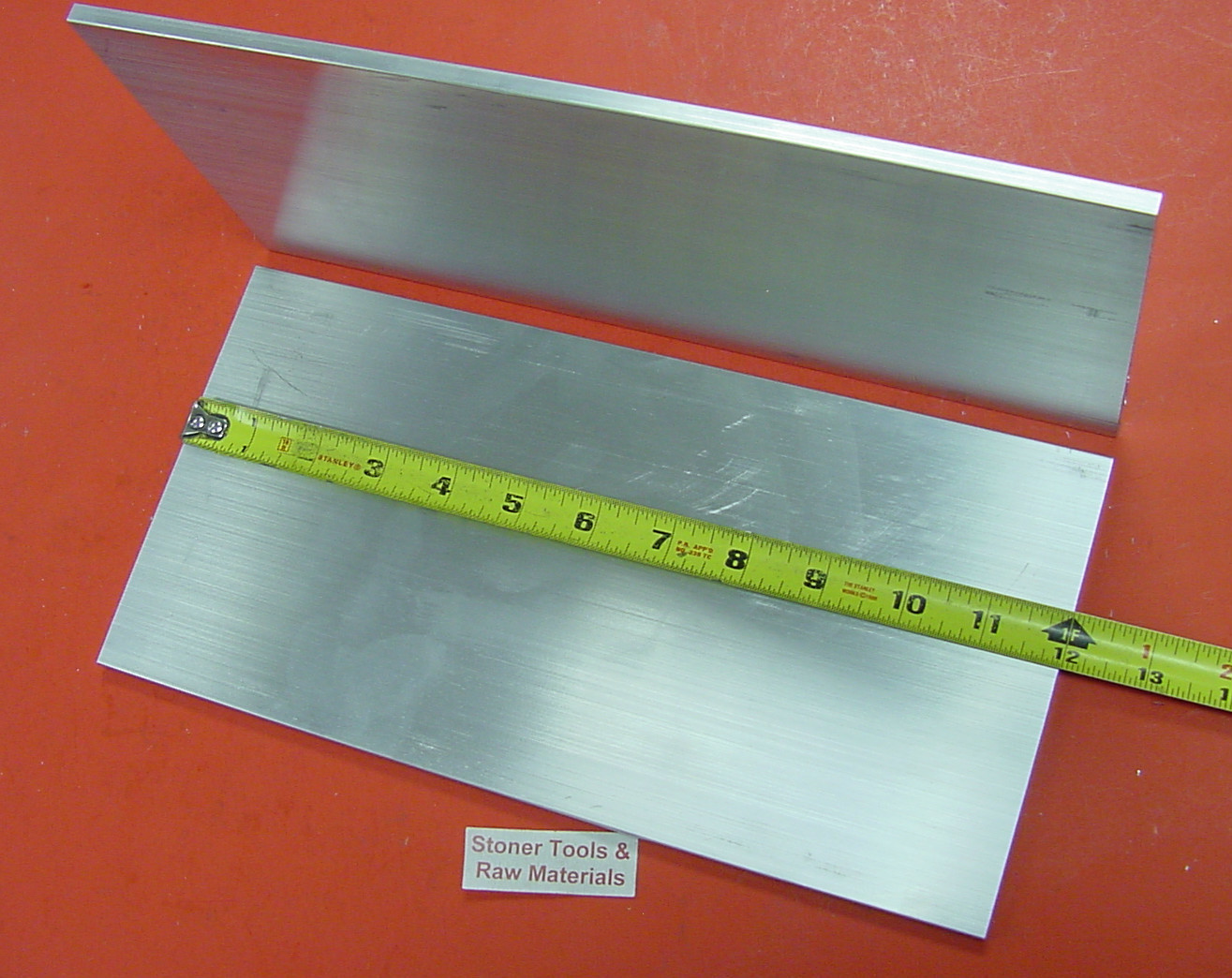 2 pieces 1/4″ X 6″ ALUMINUM 6061 FLAT BAR 12″ long T6511 .25″ Cut New Mill Stock