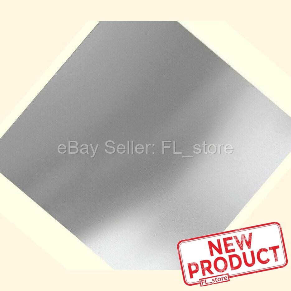 Aluminum Plate Sheet Stock 1/8″ x 12″ x 12″ Square 3003 Alloy Mill Finish 1 Foot