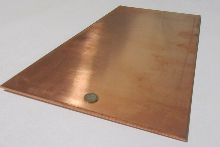 110 Copper Sheet Soft Annealed .187″ Thick x 12.0″ Wide x 24.0″ Length