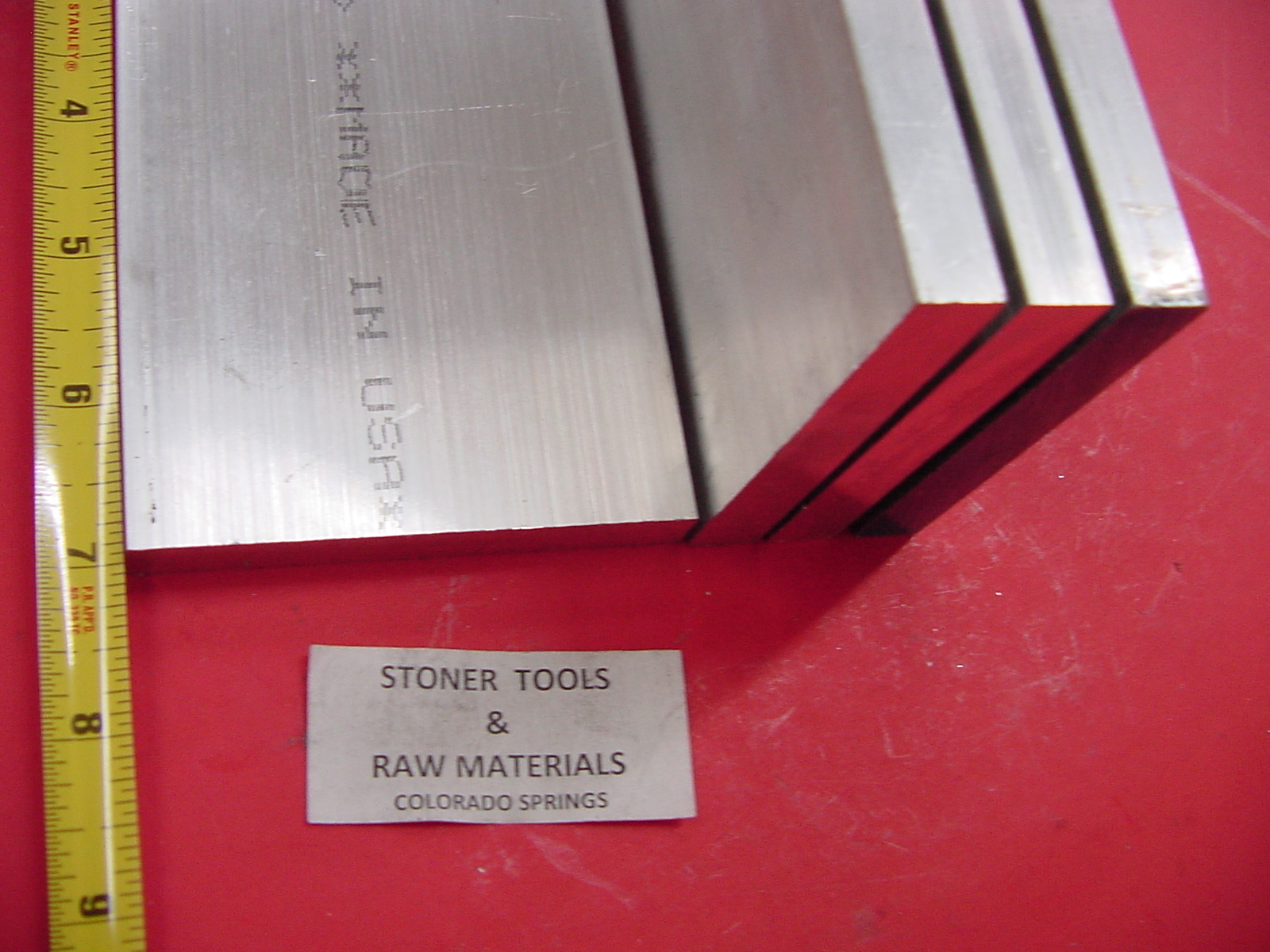 4 Pieces 1/2″ X 3-1/2″ ALUMINUM 6061 FLAT BAR 7″ long T6511 Extruded Mill Stock