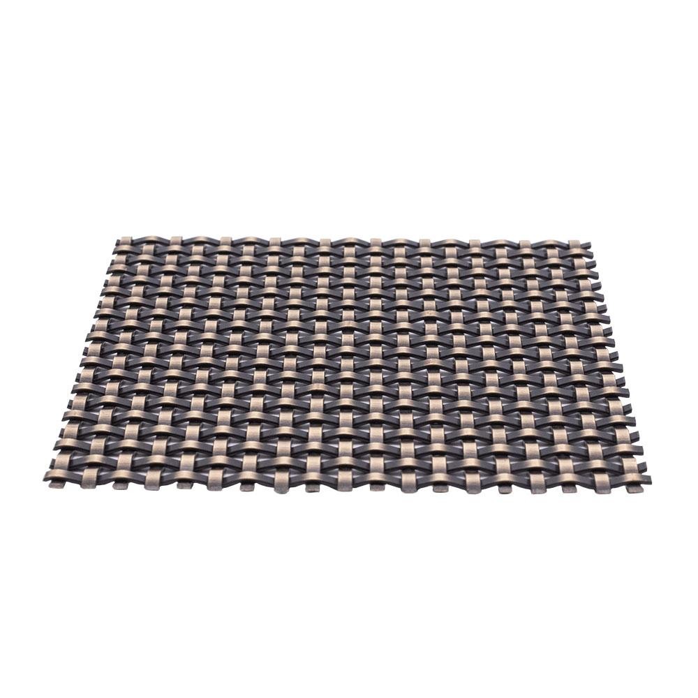 Architectural Products by Outwater 18in x 24in Flat Single Crimp | Antique Brass