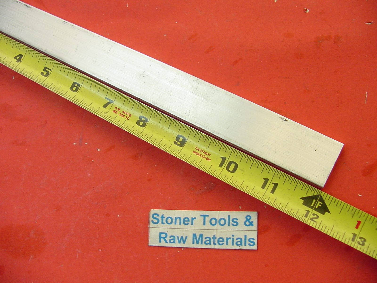 3/16″ X 1″ ALUMINUM 6061 FLAT BAR 12″ long T6511 Solid Extruded Mill Stock Plate