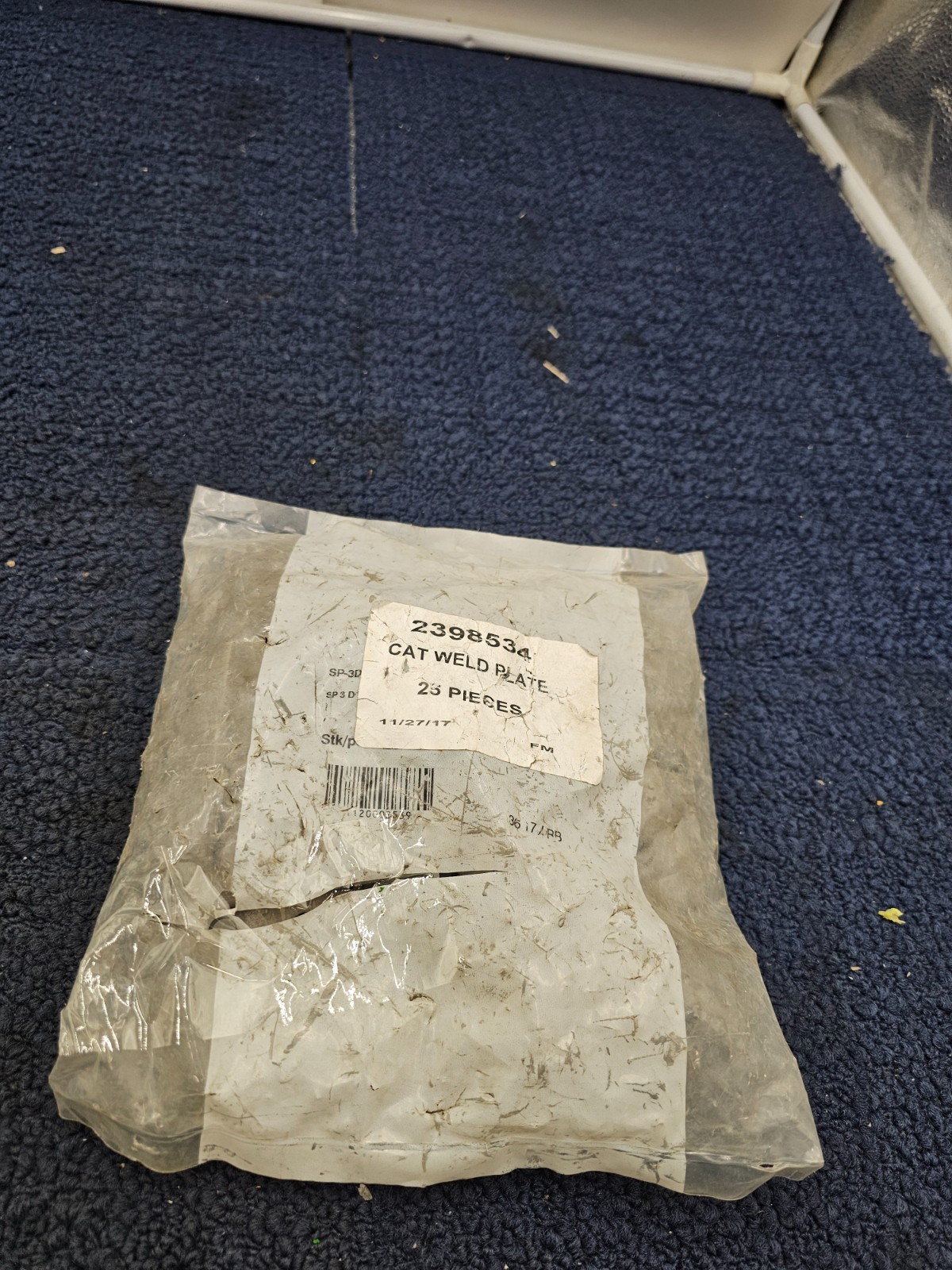 (QTY 25) 239-8534 2398534 M8x1.25 Weld Plate fits CAT 277D 297D2 257D3 297D XHP