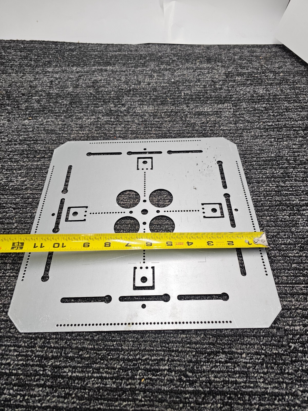Raco 9112R Flat Box/Conduit Support Plate, 12 Inches Galvanized Steel
