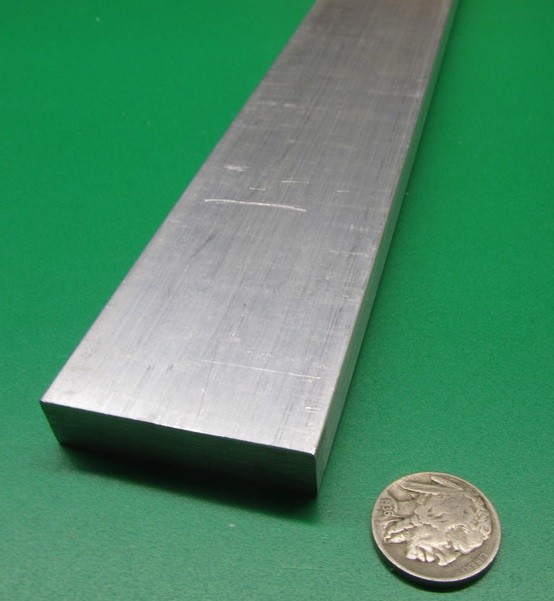 2024 T651 Aluminum Bar, 1/2″ (.500″) Thick x 2.0″ Wide x 12″ Length