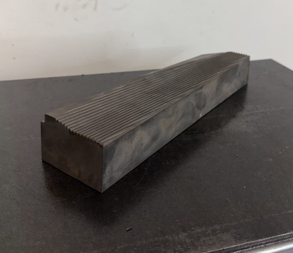 LOT OF (1), D-2 TOOL STEEL BAR STOCK flat plate D2, 1 1/2″ x 2 5/8″ x 10″
