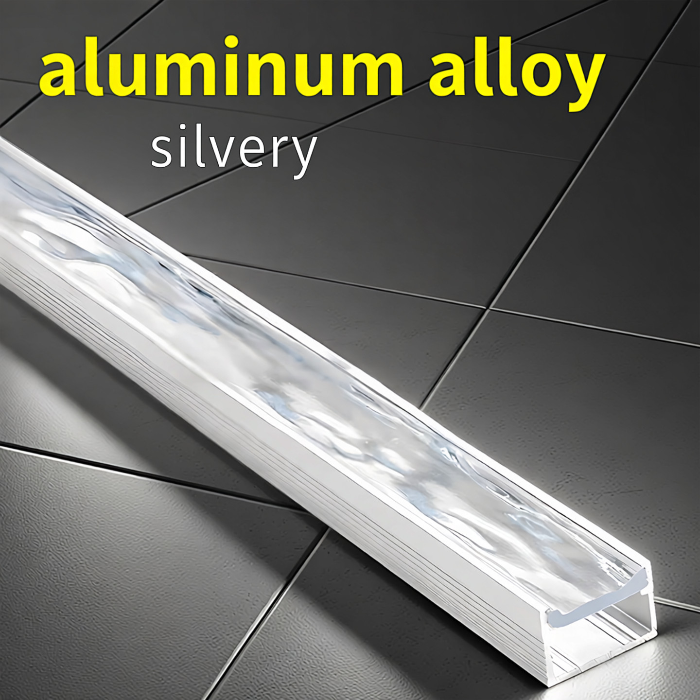 2 Pcs 0.5m Indoor Water Ripple Linear Light Channel Lamp Accessories
