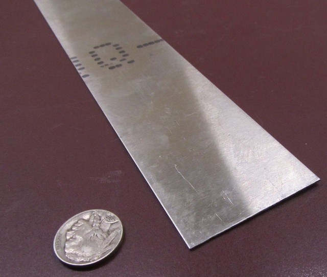6061 T6 Aluminum Bar .050″ Thick x 2.0″ Wide x 48″ Length, 2 Pieces