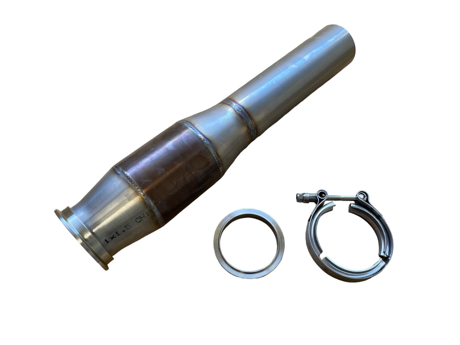 Zinram Ø110mm 200 Cell Sports Catalytic Converter with V Band Connection NCL