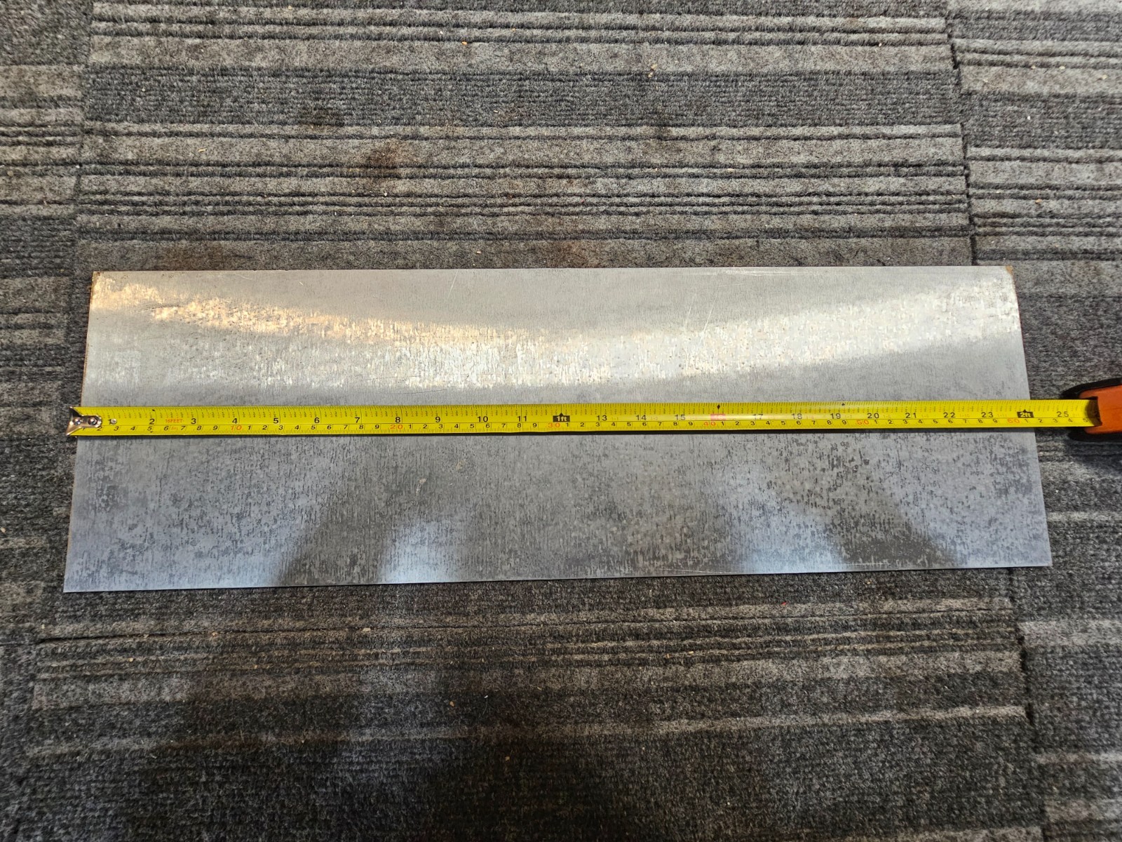 MSC 06202808 24 x 8 x 1/8 Inch, AISI Grade A36, Low Carbon Steel Flat Stock