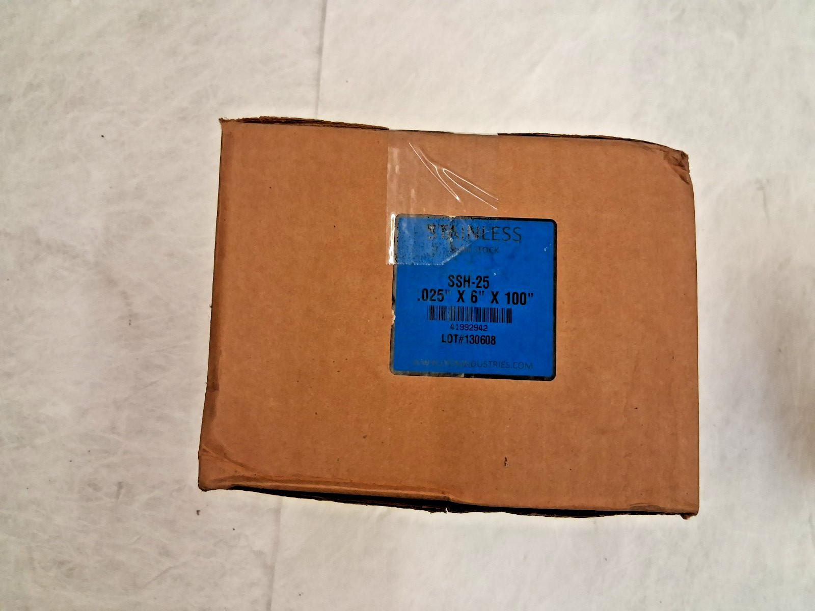 Trinity Brand Stainless Steel Industries Metal Shim Stock Roll 41992942