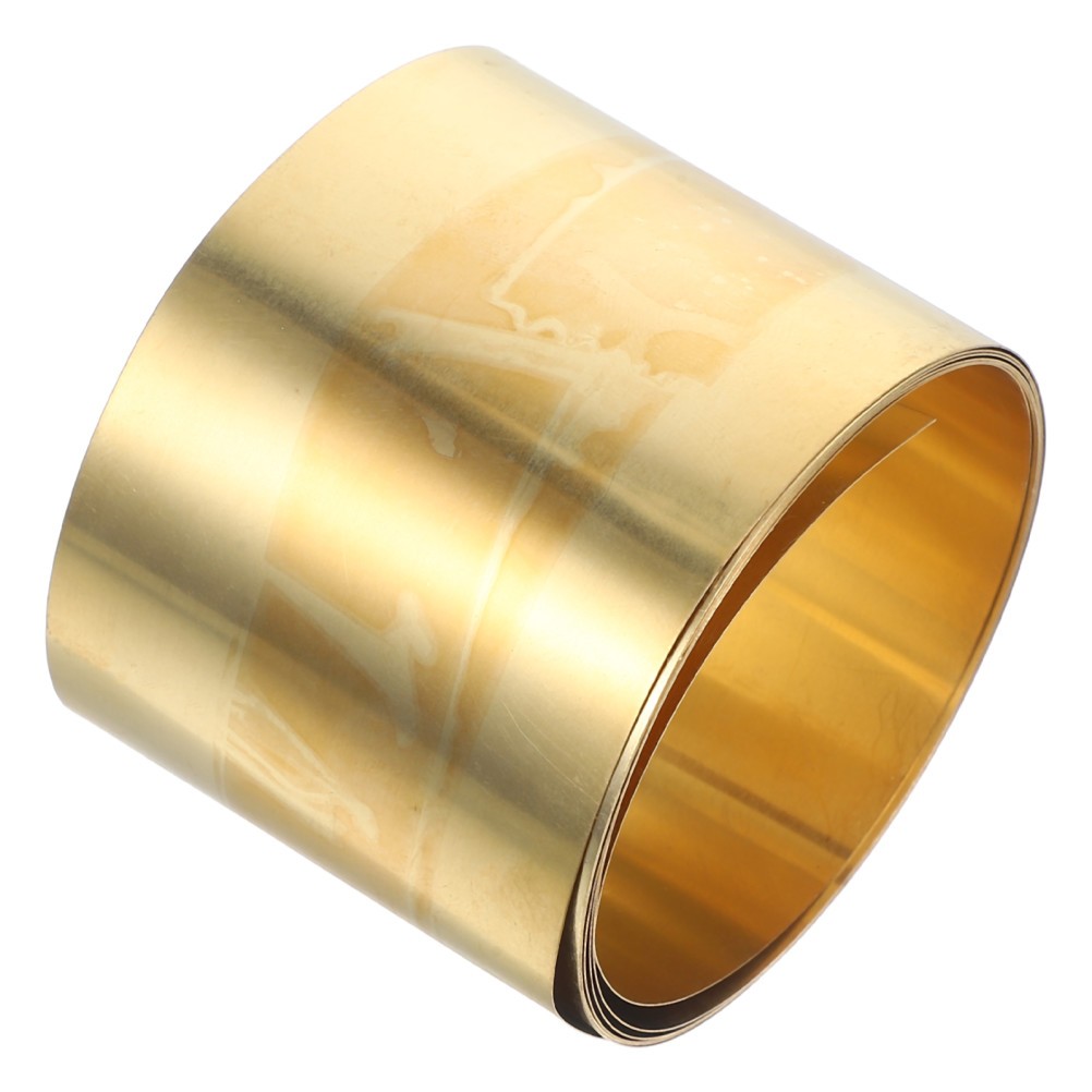 1 Pack Reusable Brass Foil Sheet Golden Metal Plate for Lab Jewelry and DIY