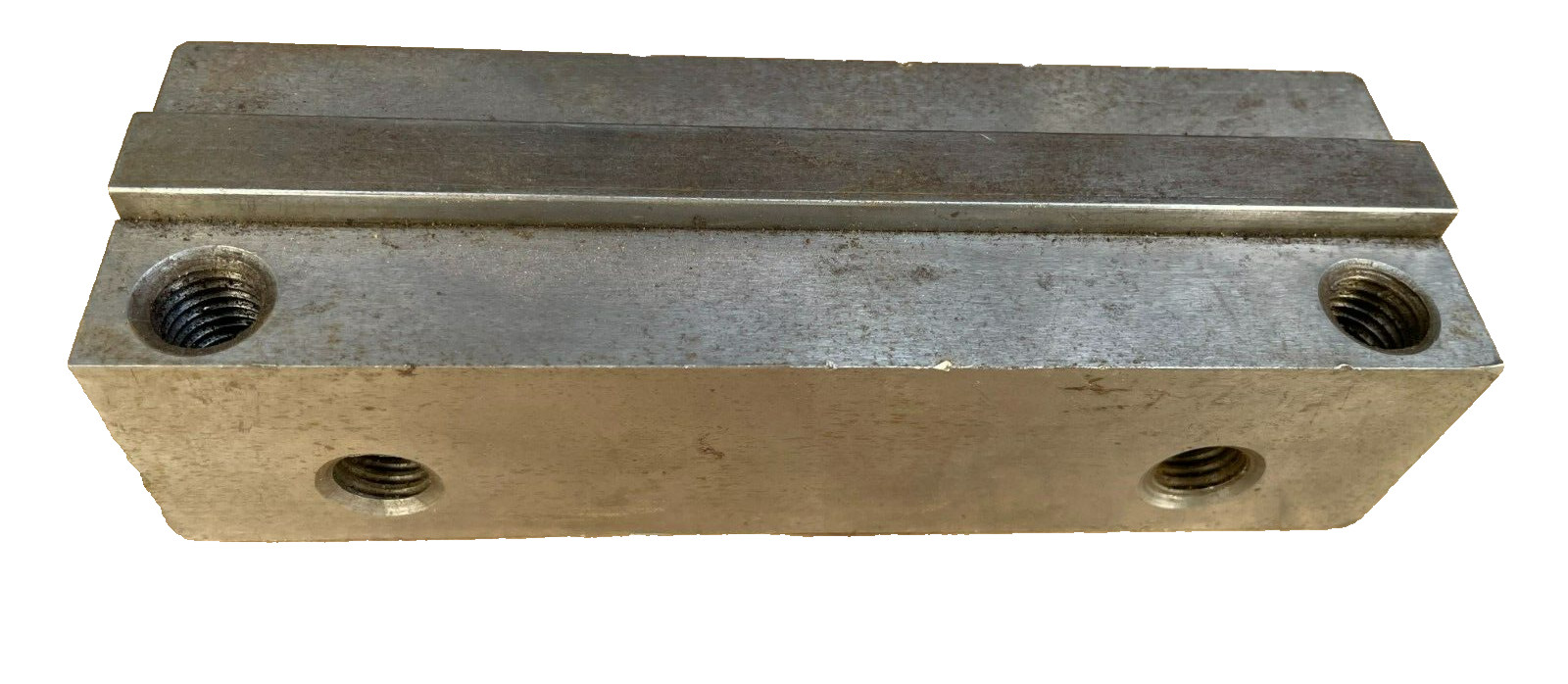 Rectangle Aluminum Block Plate Bar Steel, w/ 6 Threaded Holes