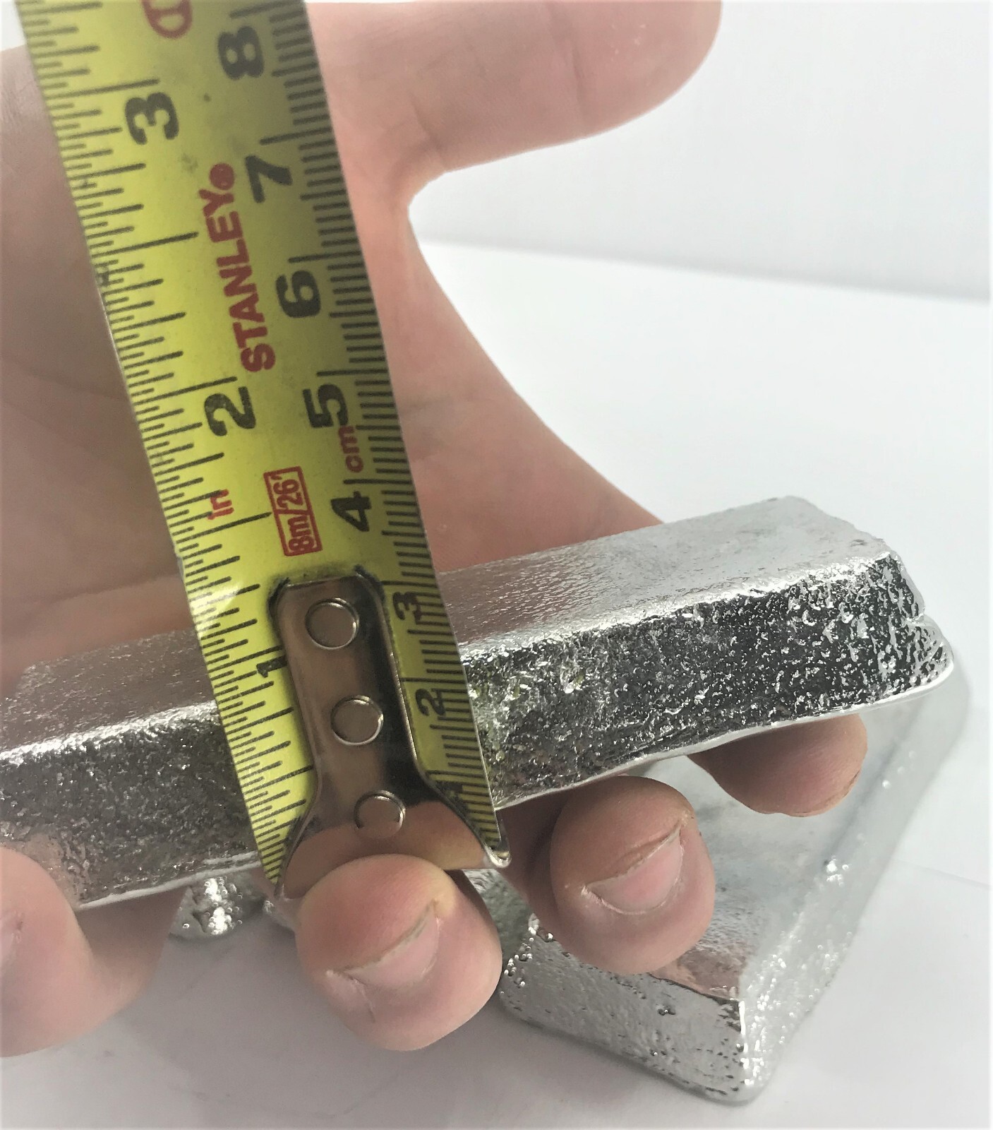 R92 Alloy Pewter Ingot 5lbs. (92%Sn, 8SB) Casting 466°-566°