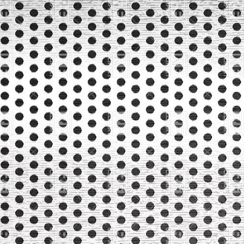 Perforated Straggered Steel Sheet .060″ Thick x 24″ x 24″, .312″ Hole Dia.