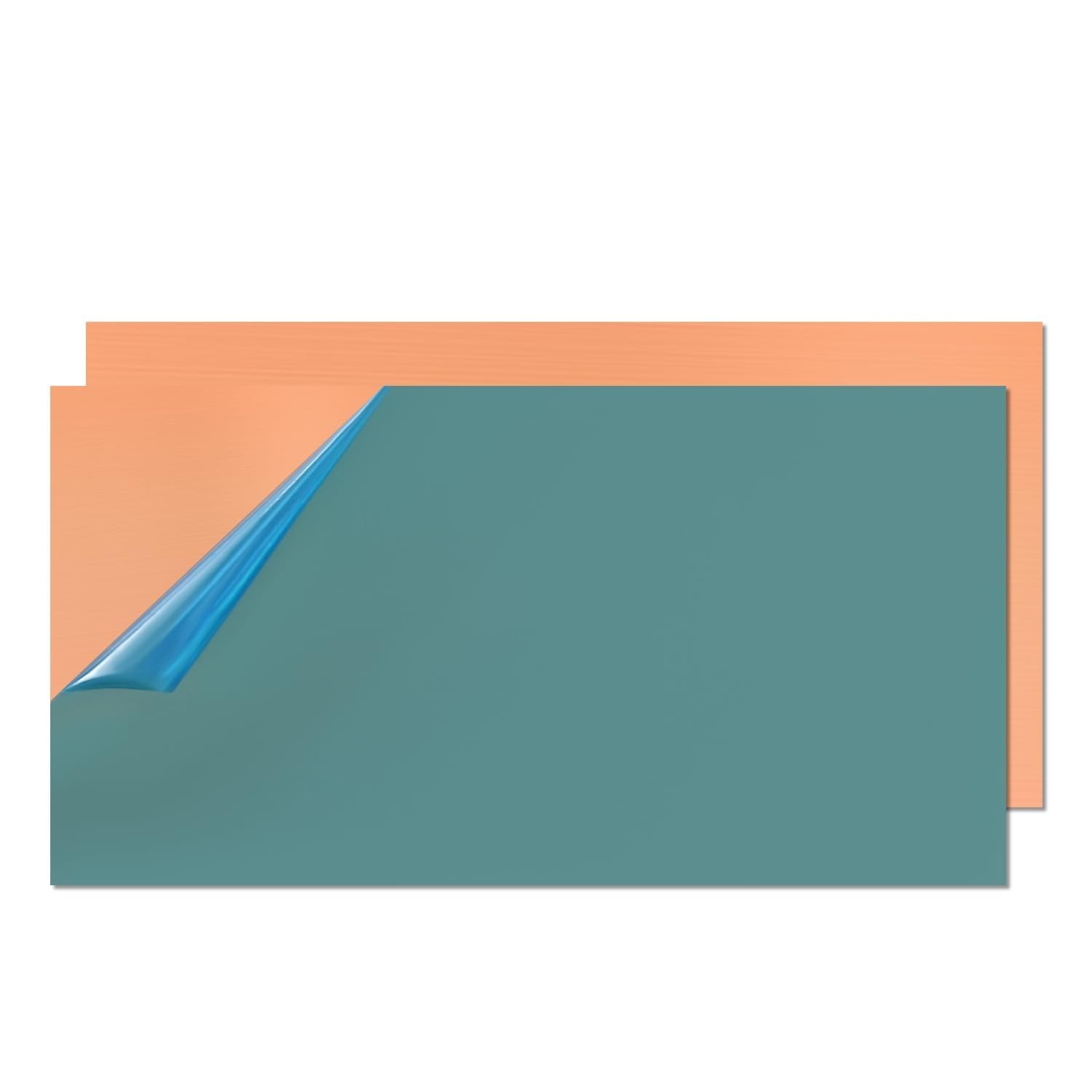 Copper Sheet Metal, 4″ x 8″ 20 Gauge 0.8mm Thick Copper Plate, 99.9% Pure Cop…