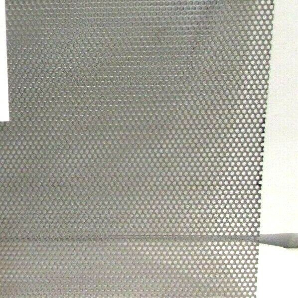 1/8″ HOLES-18 GAUGE– 304 STAINLESS STEEL PERFORATED SHEET –7.5″ X 7.5″
